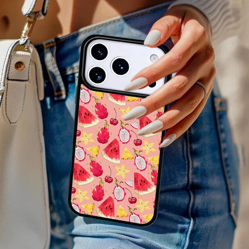 

Summer Fruit Watermelon Phone Case For iPhone 17 Air 14 15 13 12 Max Cover For Apple 16e 11 Pro Max Plus Coque iPhone 14