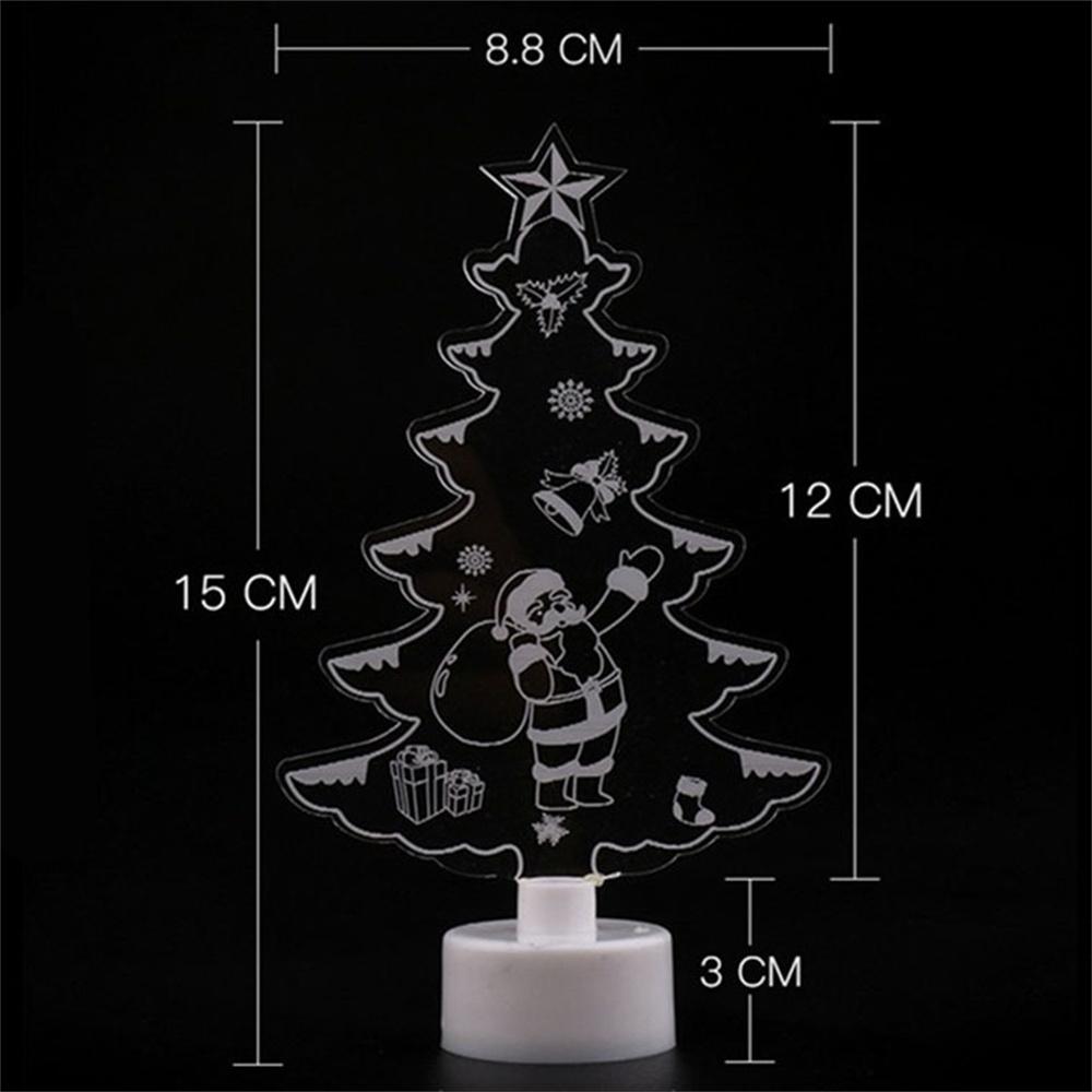 Colorful Transformation Acrylic Mini Christmas Tree Christmas Decoration Products Christmas Gifts