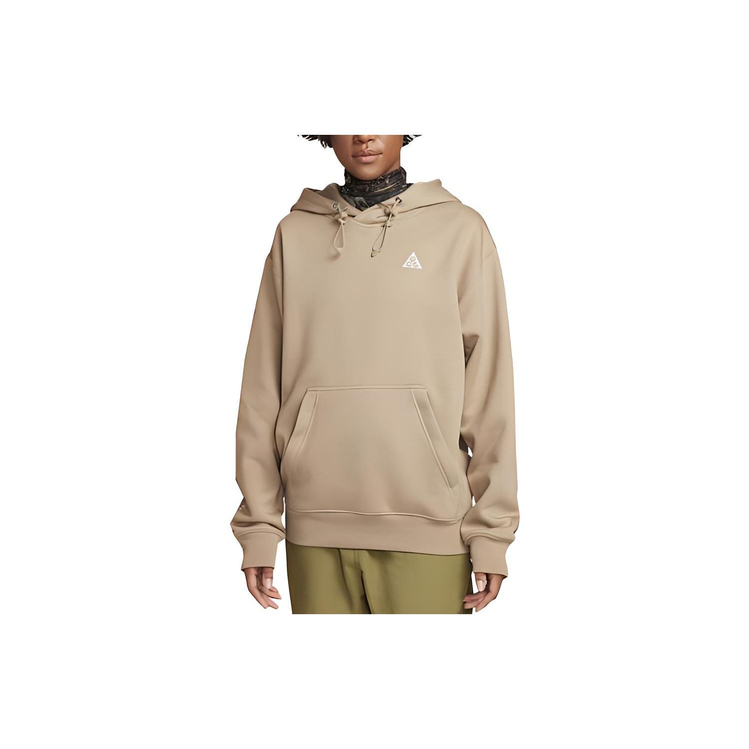 Nike ACG Therma-FIT Fleece Pullover Hoodie  Khaki  Men s DZ3392-247 M