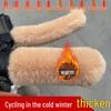 4-Piece Electric Vehicle Winter Handlebar Cover for Bikes, Motorcycles, and Scooters.