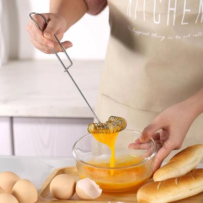 Hand Schneebesen Backwerkzeuge Feder Edelstahl Aufschäumer Haushalt Eierschläger Handgeschlagene Sahne Küchenhelfer und Zubehör