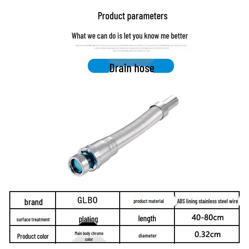 GLBO Bathroom Sink Drain Hose