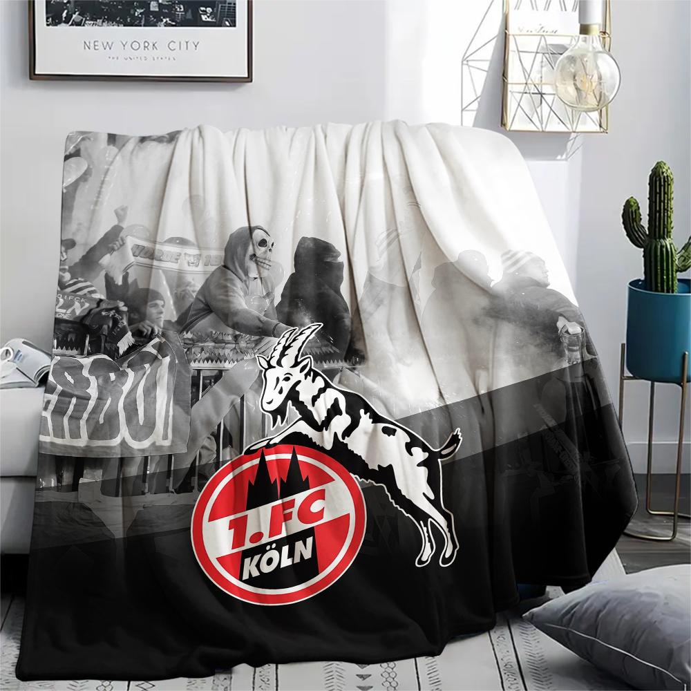 

Koln FC,pattern Flannel Blanket, High quality Comfortable for All Seasons, Home Decor, Warmth and Comfort, Perfect for Gifts. 150cm x 200cm