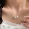 Ladies' Star Shaped Necklace Simple and Unique Collarbone Chain Versatile Design Suitable for All Seasons, Exquisite Star Pendant Temperament Necklace