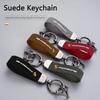 Car Keychain Holder Leather Key Ring Chain Pendant Gifts For Porsche Macan 911 718 Taycan Panamera Cayenne Boxster Cayman 918