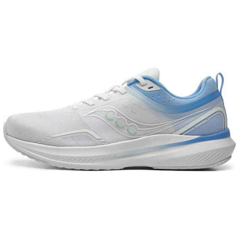 

Saucony Humming Hummingbird 3 Shock Absorbers Slip Resistant Abrasion Resistant Low top Running Shoes Unisex White Blue Saucony S28189-5 44.5
