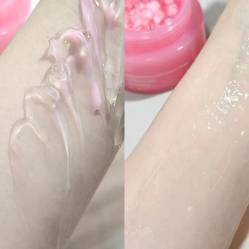 Crema Capsula Rosa al Collagene Infiltrata con Nicotinamide Un Prodotto Idratante per il Viso Viene Usata per Antirughe E Idratante