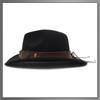 Buzz Selection Cowboy Retro Stylish Jazz Western Hat CAQ265 Men's (Black)
