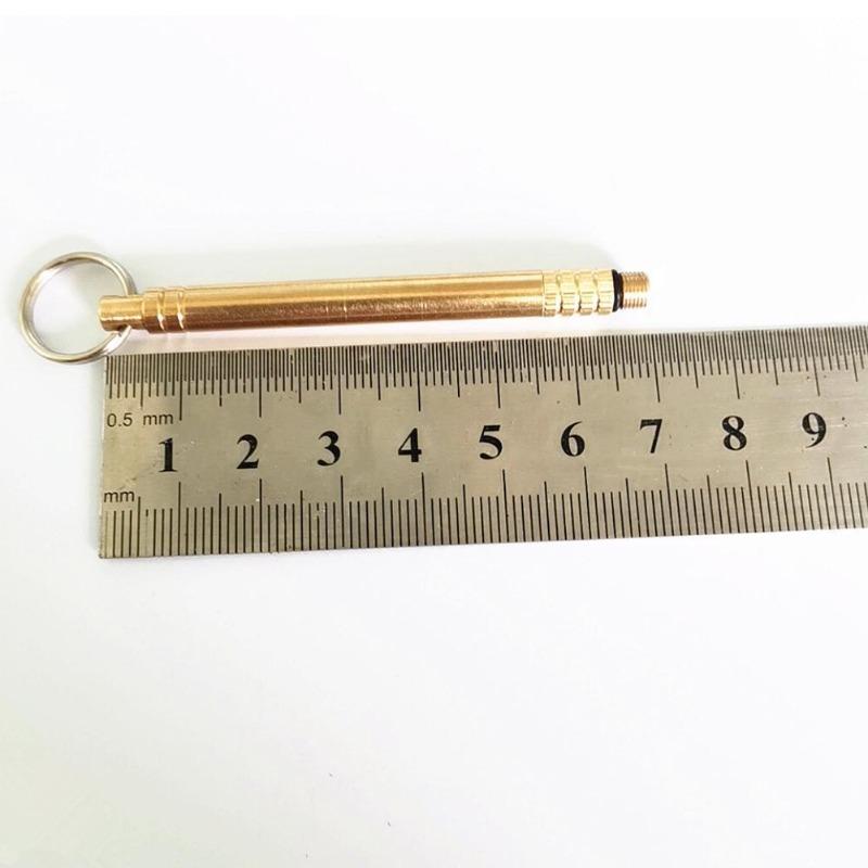 Portable Multifunctional  Titanium Alloy Toothpicks Pocket Toothpick Holder Fruit Fork Outdoor Picnic Camping