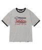 SAINTPAIN Sp On Heaven Ringer Color Block T-Shirt - Melange Grey
