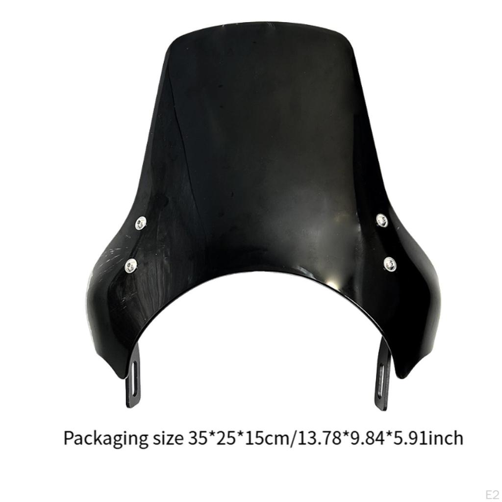 Heavy Duty Windshield with Mounting Hardware. Windproof Protection for Windshields.