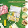 Folding Picnic Thermal Insulated Bag for Food Beer Outdoor Thickened Storage Bags Camping Handbag Water-Proof Lunch Box Basket  Practical Use