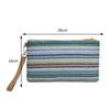 Vintage Handgewebte Clutch Tasche Bunt Geld Strand Lange Tasche Handgemacht Lässig Tragbar Elegant Exquisit für Wochenendurlaub