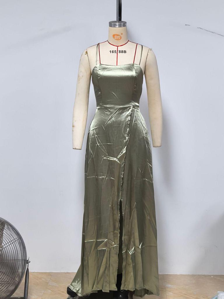 2025 Elegant Off-Shoulder Bridesmaid Gown for European and American Weddings