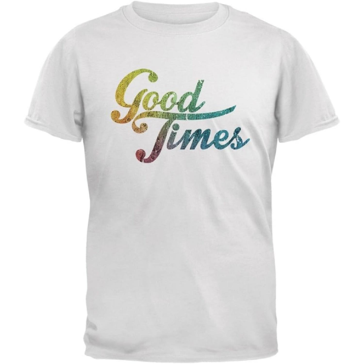 Good Times White Adult T-Shirt XXXXXL белый