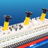 LULUFUN Microblock Titanic Ship Building Blocks Set, Toy, Ocean Cruise Ship Model, Assembly Kit, Gift for Birthdays, Christmas, Adults (4404 Pieces)