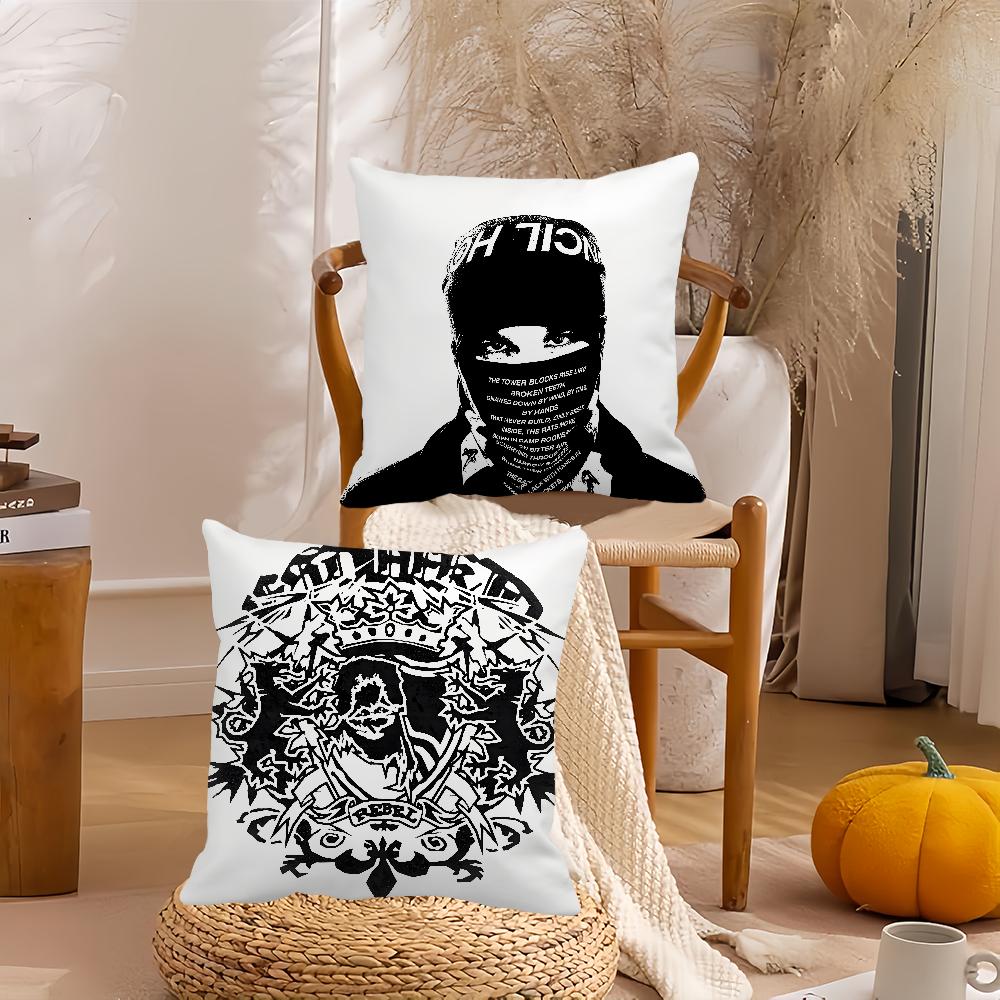 Rapper Esdeekid Rebel Pillow Case Home Cushion Cover Suitable For Office Sofa Car Suitable For All Seasons