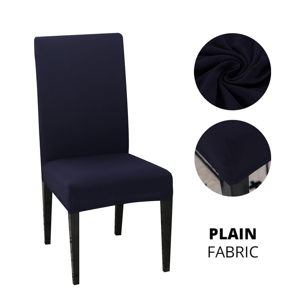 Elastic Dining Room Chair Slipcover Spandex Modern Removable Anti-Dirty Kitchen Seat Stretch Chair Covers For Banquet Party