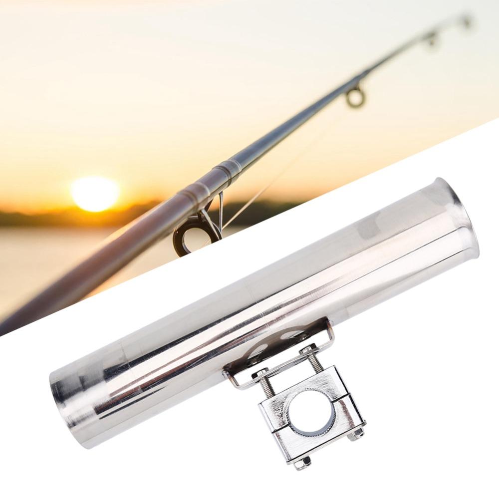 Silver Boat Fishing Rod Holder Adjustable Rod Support Stand Durable Fishing Rod Holder  Marine