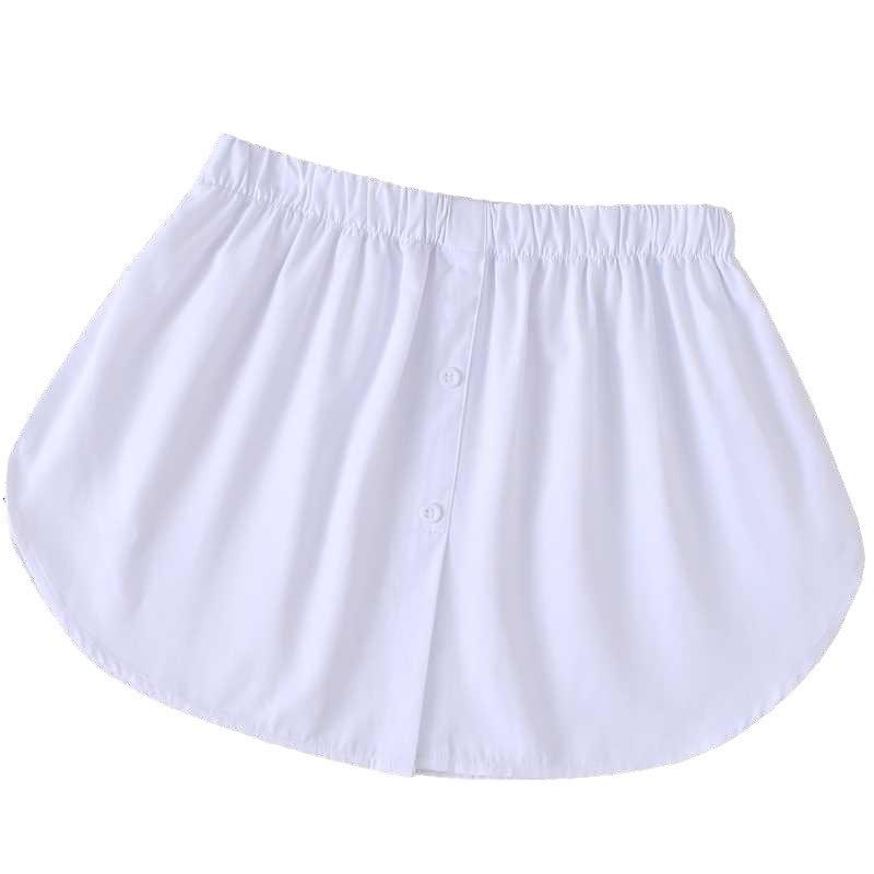 Women's Sweatshirt Layering Fake Hem Hip-Covering Skirt Pad