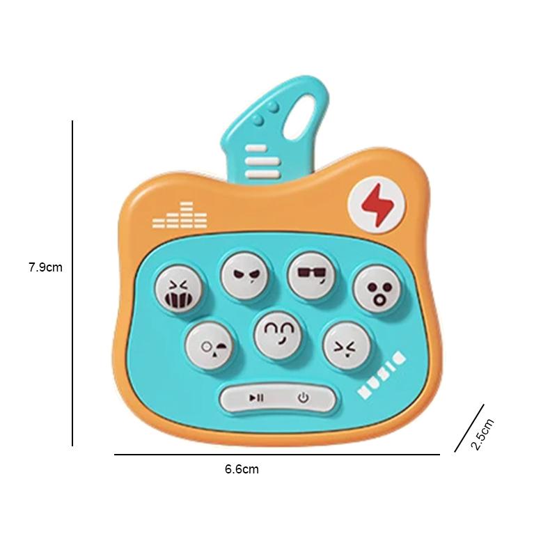 Baby Early Education Puzzle Music Finger Pressing Training Portable Toy Decompression Challenge Interactive Game Machine