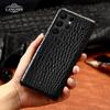 Luxury 100% Natural Crocodile Leather Case Cover For Samsung Galaxy S25 S24 S22 S21 S23 Ultra Plus S25Ultra S24Ultra A55 5G