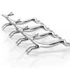Metal Chopstick Rest Pillow Alloy Puppy Deer Chopstick Holder Creative Tableware Chopstick Rack Hotel Table Dining Cutlery Stand