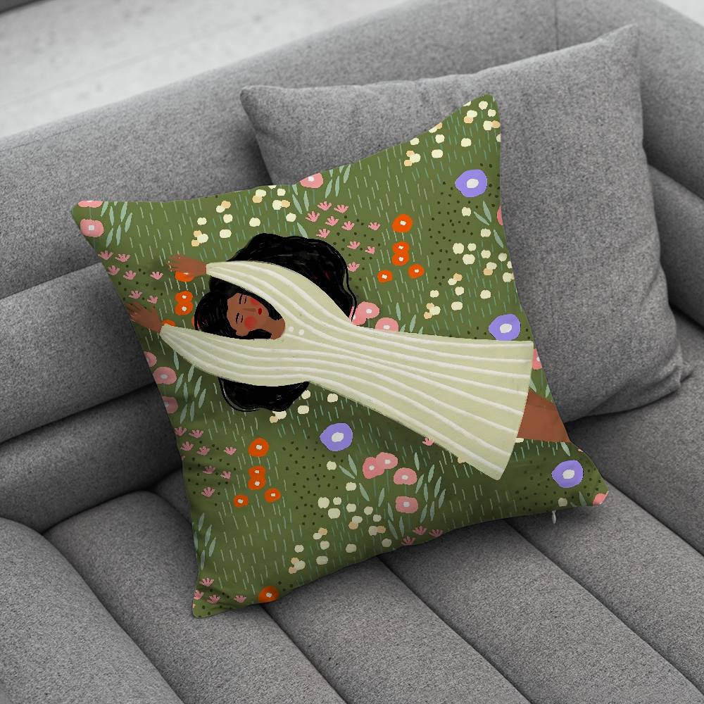 B-Bea Art Muller Pillow Case Pillowcase Home Sofa Cushions Car Cushions Pillowcover Office Pillowshell Pillow