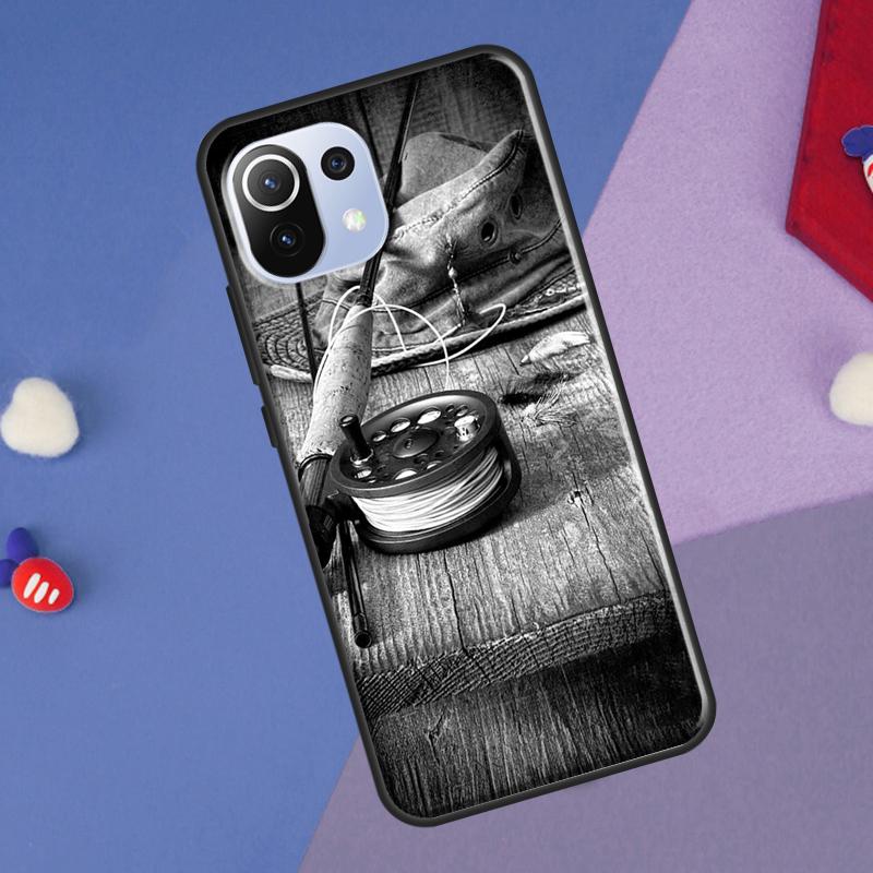 Fishing Painting Cover For Xiaomi 14 13 Ultra 11T 12T 13T 14T Pro POCO X7 Pro X3 X5 F3 F5 F6 M6 X6 Pro Case