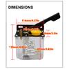 CNC Manual Lubrication Oil Pump Kit Oil Outlet 4mm 6mm TZ-5 Lubrication Pump for CNC Engraving Router