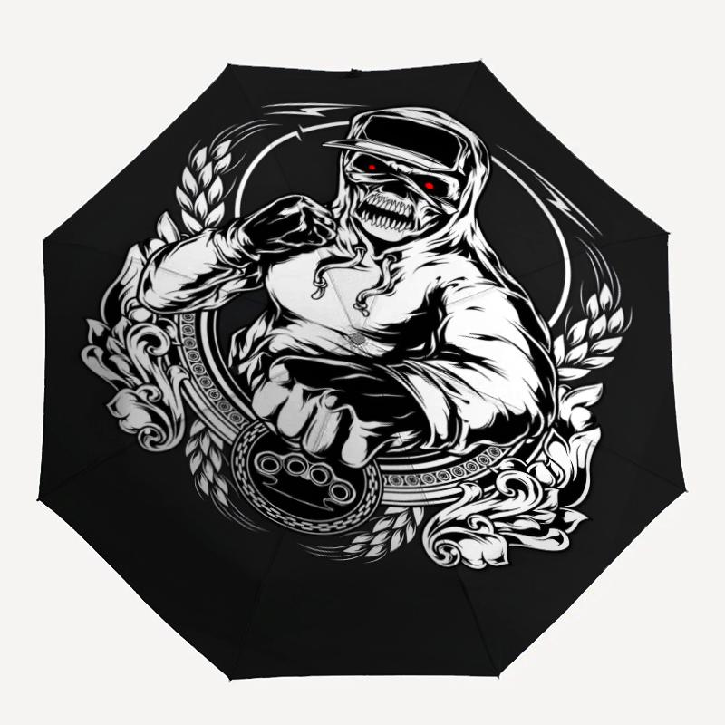 boxing Theme Automatic Umbrella, Lightweight & Portable, 8 Rib, Perfect for Outdoor Travel, Birthdays, Christmas, Gifts.