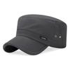 Men Baseball Cap Cadet Hat  Breathable Adjustable Flat Top Cap Spring Summer Visor Hat Casual Outdoor Anti-Uv Cap