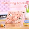 For iPad Pro 11 (2025)/11 (2024) Case with Shoulder Strap Kickstand Cute Dog PC+Silicone+TPU Tablet Cover