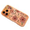 Applicable to iPhone17promax small fresh flower two-in-one mobile phone case Apple 16 niche 15 generation hair fine hole