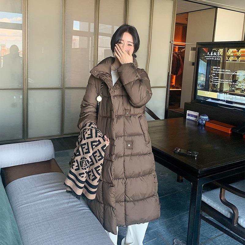 New Cotton-padded Jacket Women's Winter Long Korean Version of Loose Foreign-style Cotton-padded Jacket Design Thick Cotton-padded Jacket.