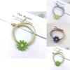 Eye-catching Ins Women Daisy Hair Rope Headband With Durable High-elastic Korean Rubber Band