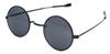 [CYPHUS] Cyphus Round Glasses, Small, Compact, UV Protection, Trendy Fashion, SK-ON-1 (BlackSmoke)