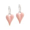 1Pair Durable Heart Shape Heart Earrings Sweet Temperament Simply Design Fashion Jewelry Candy Trendy Ear Accessories For Women