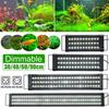 Super Slim LEDs Aquarium Lighting Aquatic Plant Light Extensible Waterproof Clip On Lamp for 40-130CM Fish 30/40/60/90cm 18/23/30W