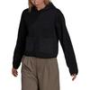 adidas Originals Sweatshirts Women's Black Hooded Moderate Regular (Unisex) Sweatshirts HE4678