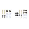 Toilet Bowl to Floor Toilet Floor Bolt and Screw Kit Spare Parts Rustproof Bathroom Bolt Set Stable Upgrade Replacement