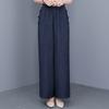 Casual Black Wide Leg Pants for Women Summer Clothes Plus Size High Waist Woman Trousers