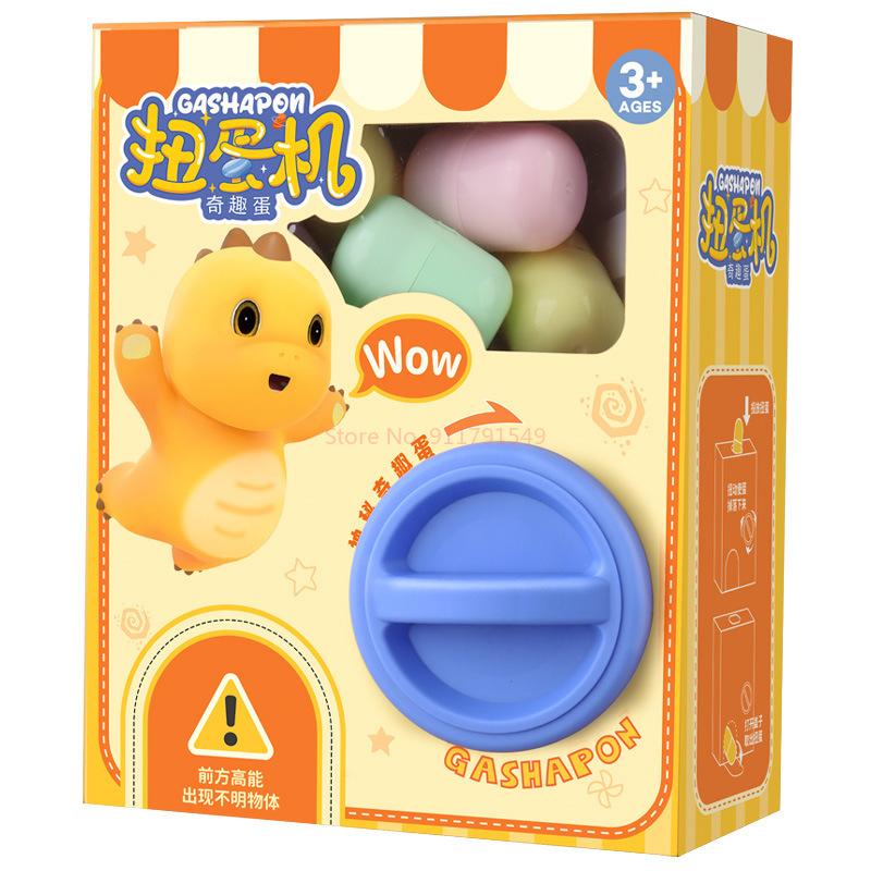Children'S Halloween Twist Egg Machine Fun Egg Toy Mini Claw Arcade Twist Egg Fun Blind Box Toy Diy Puzzle Game Grab Doll