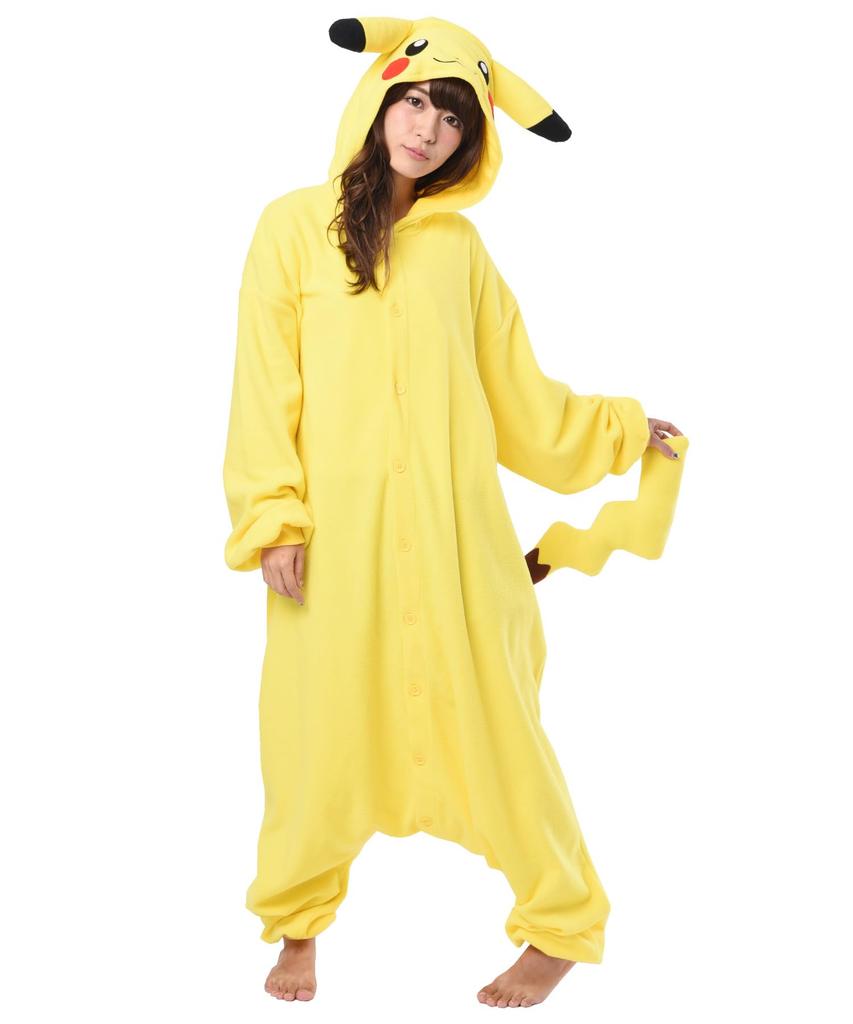 SAZAC Character Pile Kigurumi Pokémon Pikachu