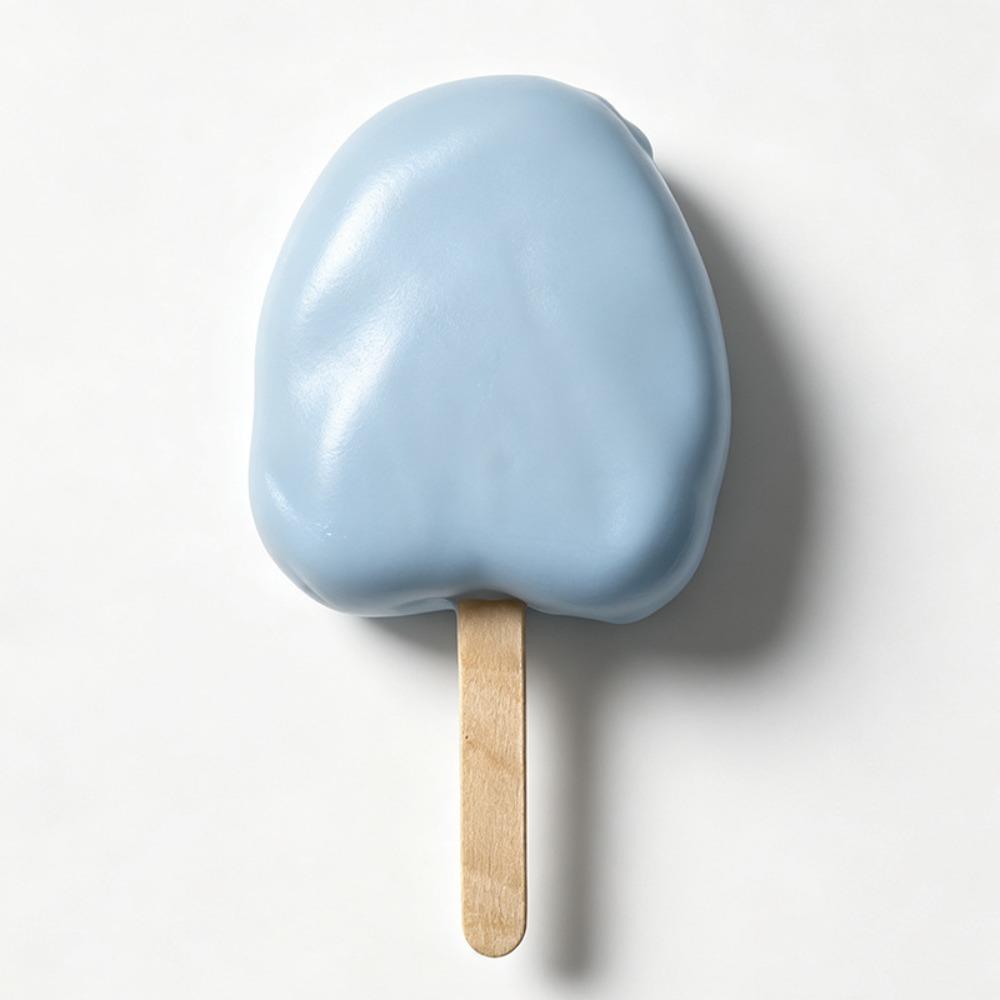 Crunch Sound Ice Cream Squishy Food Theme Crispy Squeeze Toy Wax Coating Squishy Desktop Gift
