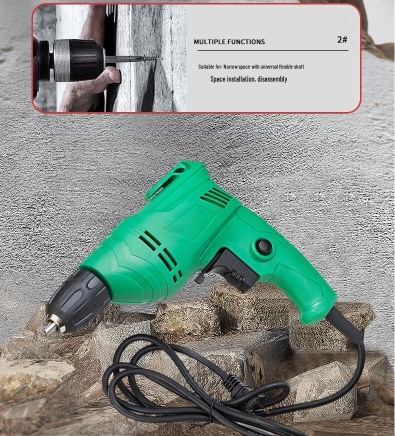 High-Power Electric Hand Drill & Screwdriver Combo for Home and Professional Use