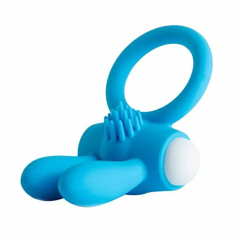 Rabbit Vibrators Delayed Ejaculation Penis Ring Vibrating Cock Ring Clit Stimulation Intimate Toys for Couples Sex Toys for Men