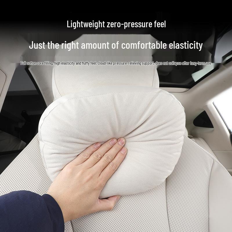 Zhijie R7/S7 Universal Aviation Headrest Neck Pillow with Lumbar Support and Fan.