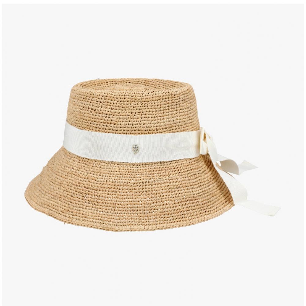 Helen Kaminski Clover Natural Cream Bucket Hat Hat52010