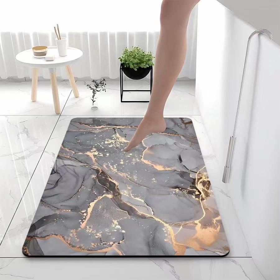 Bathroom Absorbent Floor Mat Toilet Door Mat Household Door Mat